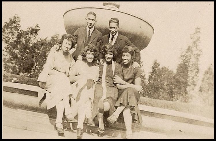Friends in Front of Fountain Circa 1920s photo 5-FriendsinFrontofFountainCirca1920s_zpsc9cae68e.jpg