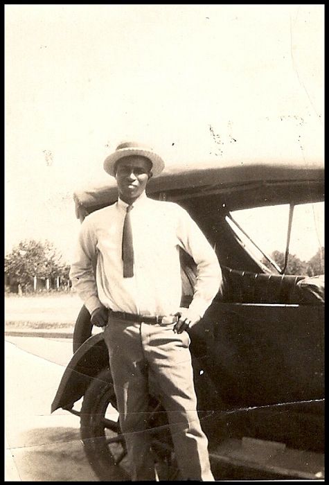 Man with Hat & Tie by Car Circa 1930s photo 3-ManwithHatampTiebyCarCirca1930s_zps3dc5f130.jpg