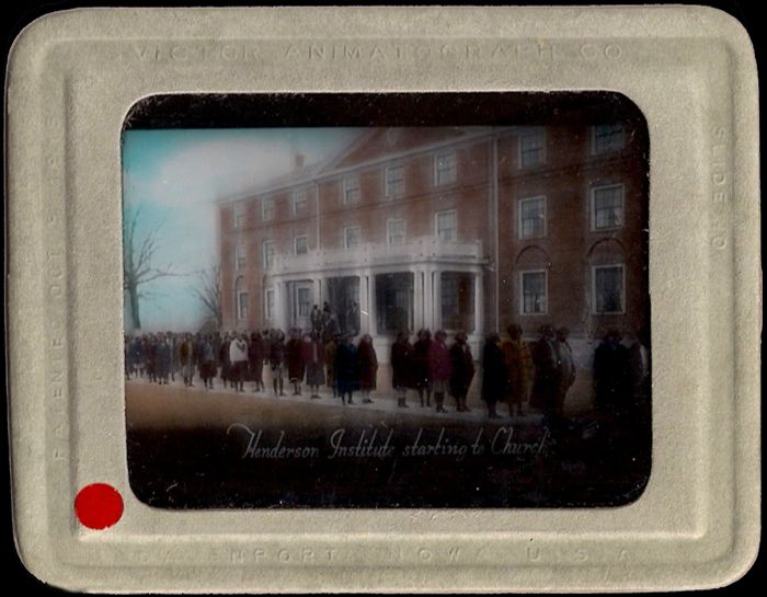 Victor Animatograh Slide Henderson Institution Starting To Church Circa 1930s photo 17-VictorAnimatograhSlideHendersonInstitutionStartingToChurchCirca1930s_zps442e155a.jpg