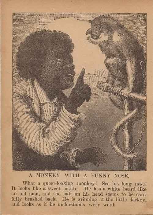 A Monkey With A Funny Nose Published 1887 photo AMonkeyWithaFunnyNoseCirca1800s_zpsbb0da32a.jpg