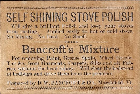 Bancroft's Self Shining Stove Polish ‘Back’ photo BancroftsSelfShiningStovePolishbackcirca1800s_zpsb161905e.jpg