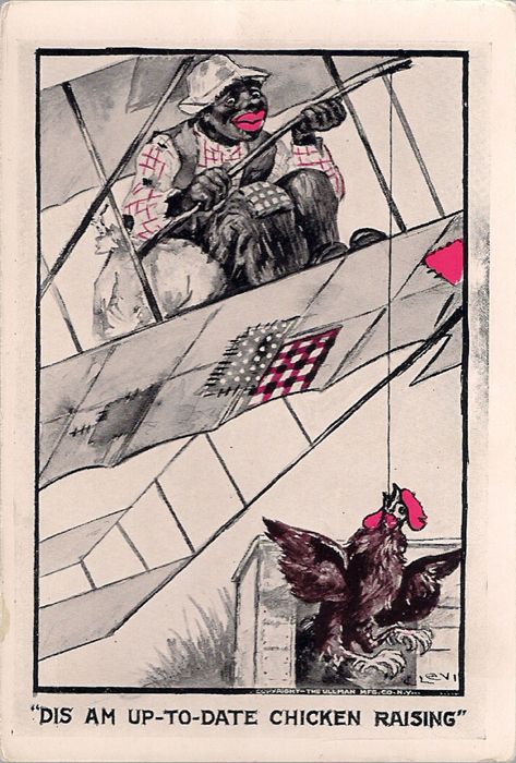 “Dis Am Up-To-Date Chicken Raising” American Post Card by C Levi “Komikal Koons Series 210 Subject 3307 Copyright The Ullman MFG Co. New York Circa Early 1900’s photo Komikalkoonsseries210subject3307_zpsdf0371a4.jpg