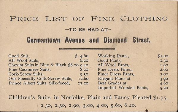 Price List of Fine Clothing To Be Had (Back of Card) photo PriceListofFineClothingBack_zps6cdb841a.jpg