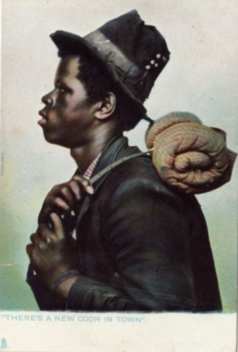 “There’s A New Coon In Town” Postcard series No. 2181, “The Sunny South” Rahael Tuck & Sons photo TheresANewCoonInTown_zpsbb38a908.jpg