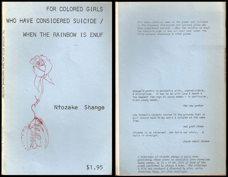 FOR COLORED GIRLS WHO HAVE CONSIDERED SUICIDE/WHEN THE RAINBOW IS ENUF-1976 photo ForColoredGirlsWhoHaveConsideredSuicide-small_zps10dc3f91.jpg