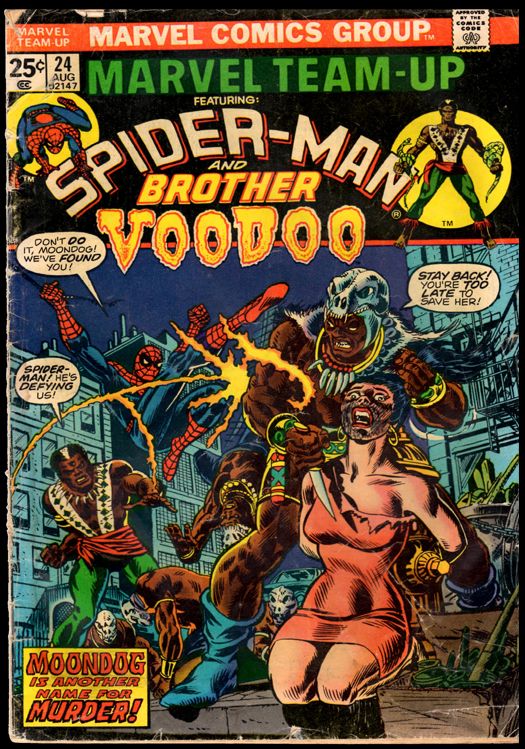 MARVEL TEAM-UP featuring SPIDER-MAN AND BROTHER VOODOO VOLUME 1 #24 - AUGUST 1974 photo MARVELTEAM-UPfeaturingSPIDER-MANANDBROTHERVOODOOvol124Aug1974_zps99d3032e.jpg