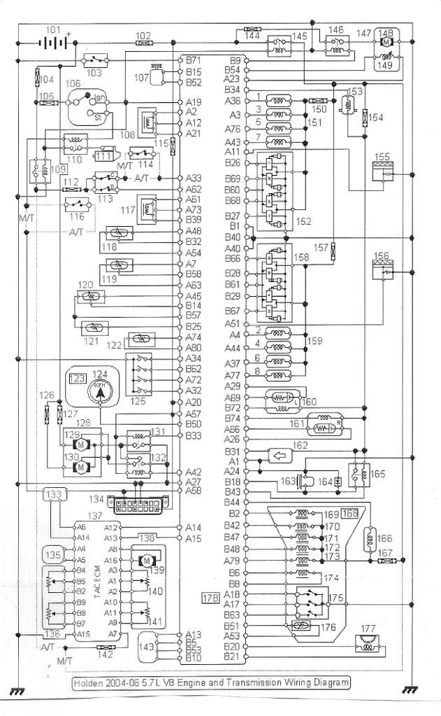 vu ss pcm pin outs/ wiring diagram | Just Commodores