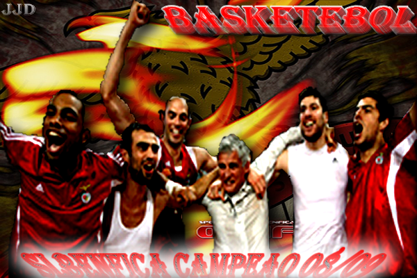 Benfica campeao Basketebol08/09 1