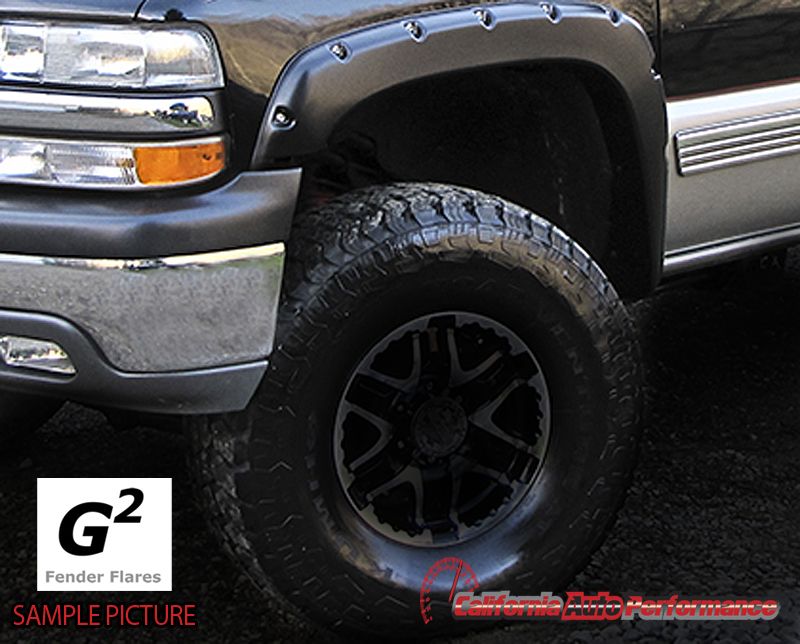 SILVERADO / GMC SIERRA G2 POCKET N BOLT STYLE FENDER FLARES WHEEL WELL MOLDING