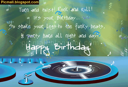 Musical Happy Birthday Song Scraps Comments Graphics