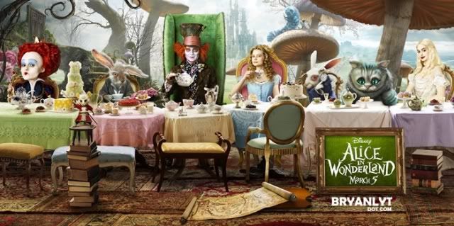 Alice In Wonderland Tea Party Alice In Wonderland Movie Review 2010 