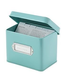 Martha Stewart Collection Recipe Box