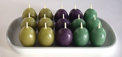 Olive Candles