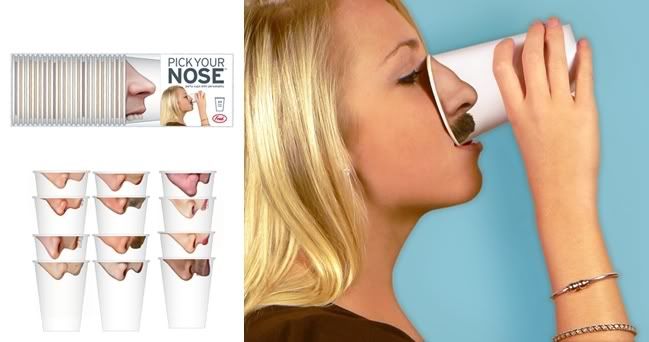 Pick Your Nose Party Cups