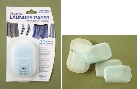 Dissolving Laundry Paper Soap