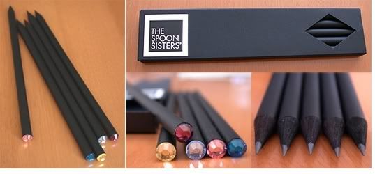 Pencils with Swarovski Crystals