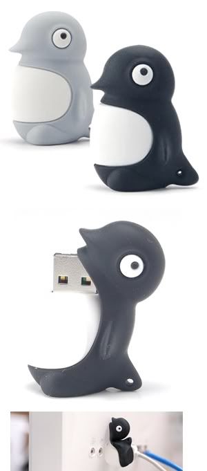 Penguin USB flash drive 1GB