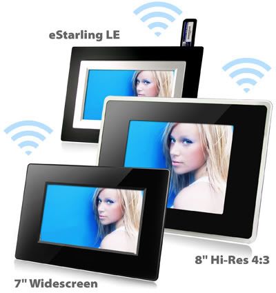 eStarling E-Mail Wi-Fi Photo Frame