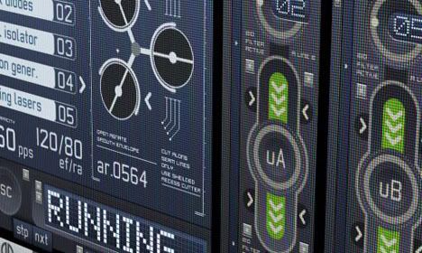 Fictional computer interface design