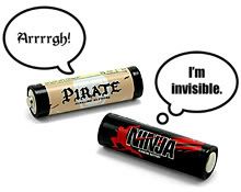 Pirate vs Ninja Batteries