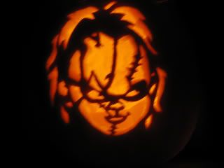 chucky pumpkin