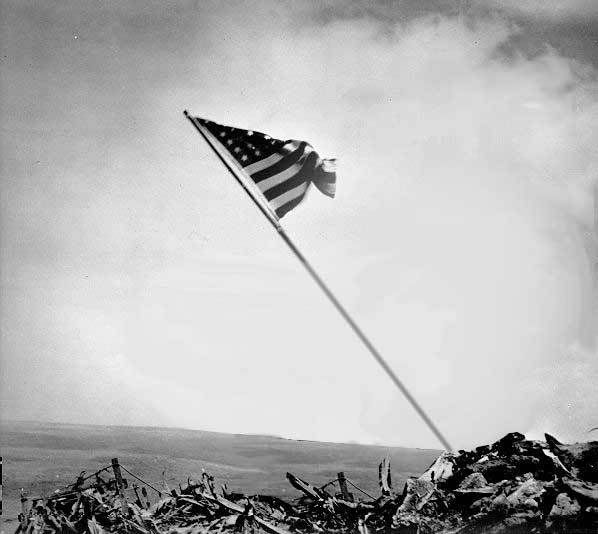 Raising The Flag at Iwo Jima
