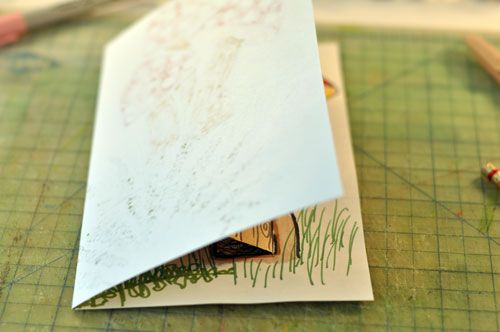 forest pop-up card