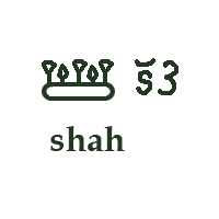 shah hieroglyphic