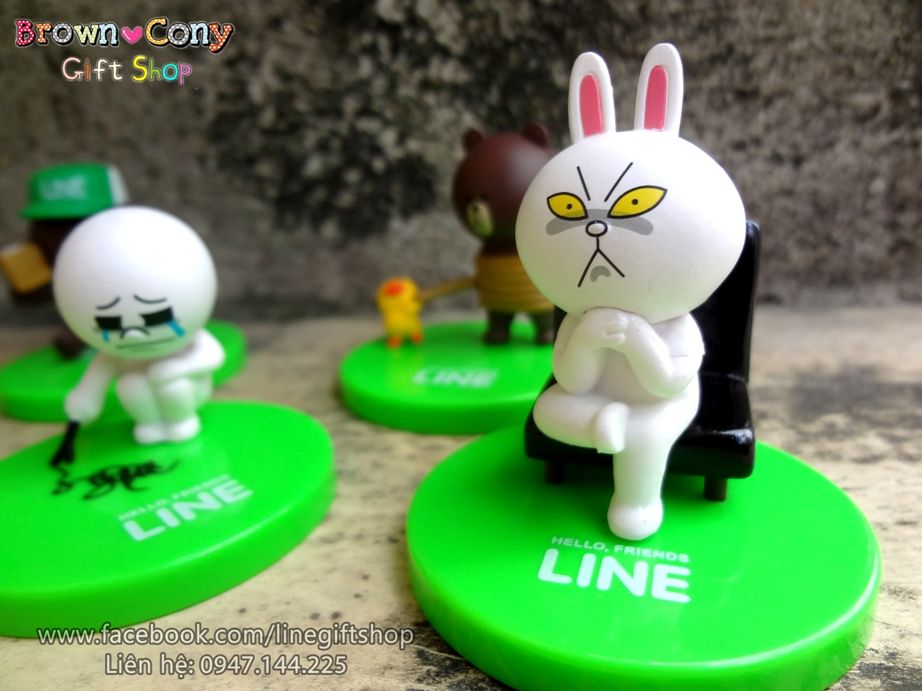 Gấu bông Brown Cony, Gối gấu Brown Cony, Line character, tổng hợp Brown Cony Moon