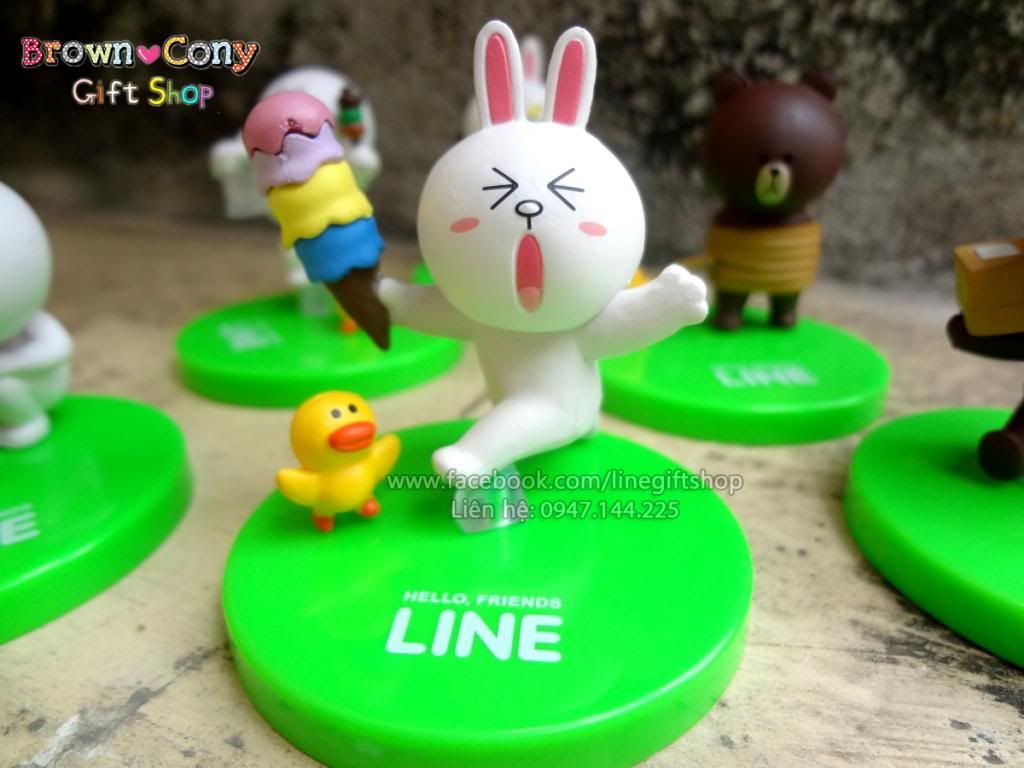 Gấu bông Brown Cony, Gối gấu Brown Cony, Line character, tổng hợp Brown Cony Moon