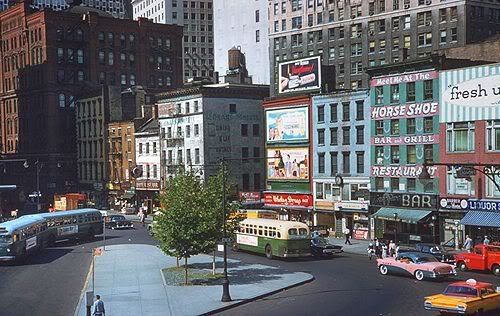Нью-Йорк в прошлом - 20 картин и фото