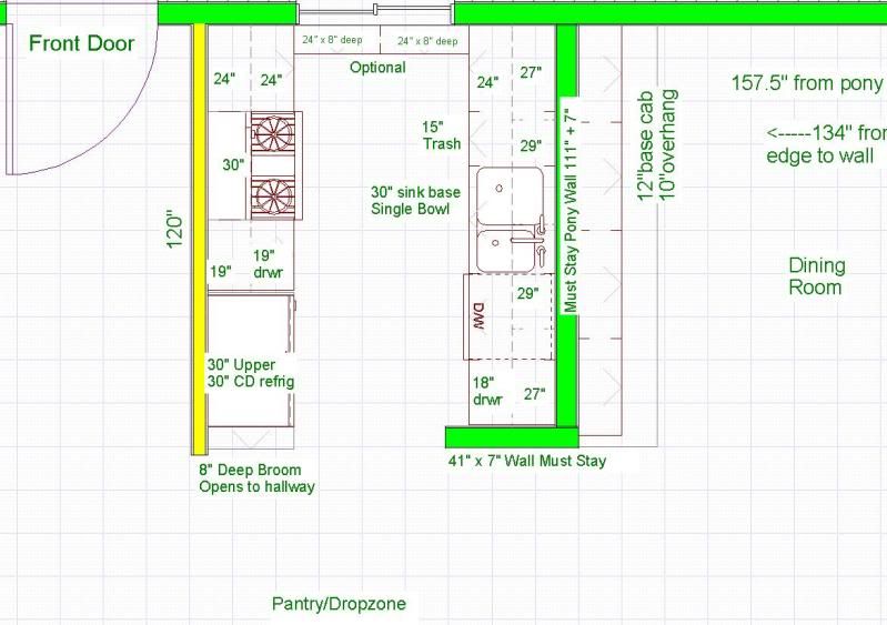 Small Kitchen Layout - Stacked Condo - Kitchens Forum - GardenWeb