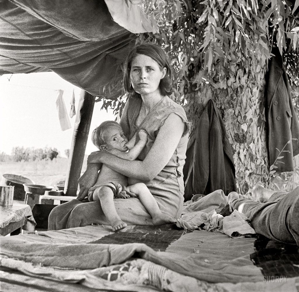 Dorothea Lange, Walker Evans y la FSA en Fotógrafos ilustresDorotheaLange-MigrantMother1936.jpg