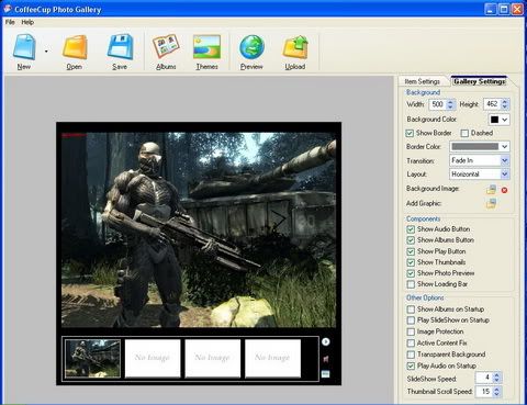 CoffeeCup Flash Photo Gallery v5.7