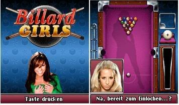 Mobile Java Games - Billard Girls