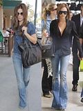 Kate and Posh in jeans
