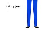 Skinny jeans clipart
