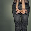 Skinny girl in jeans