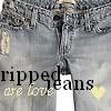 ripped jeans are love