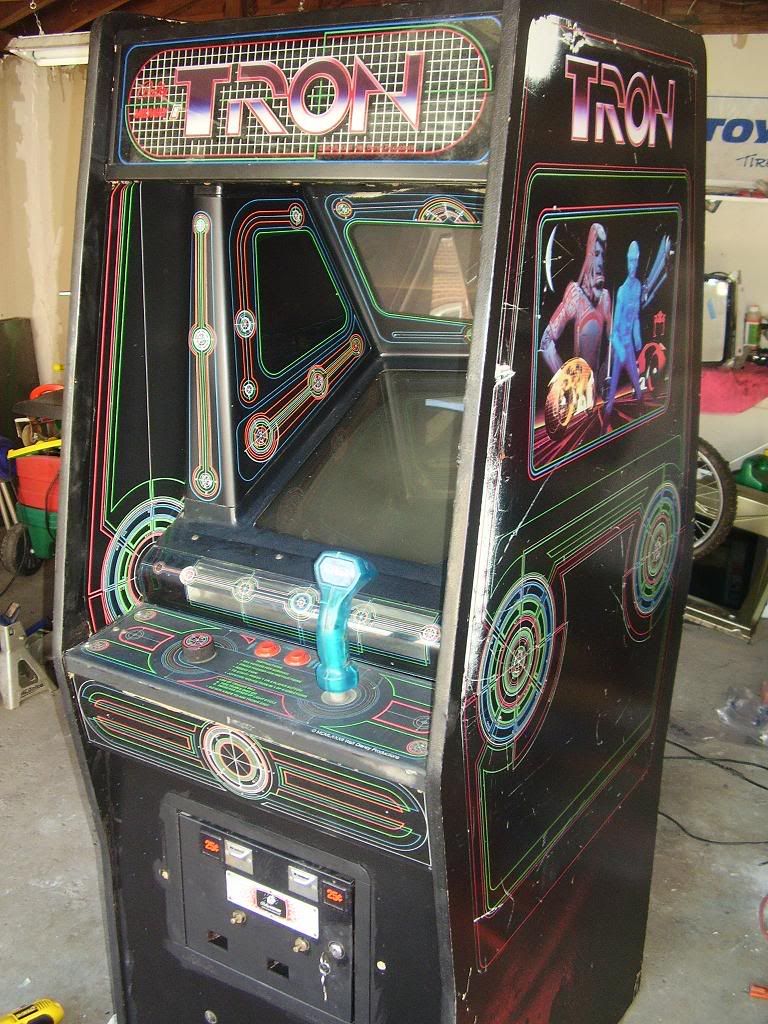 My Newest Pickup Tron Coin Op Videogame Arcade Pinball Em