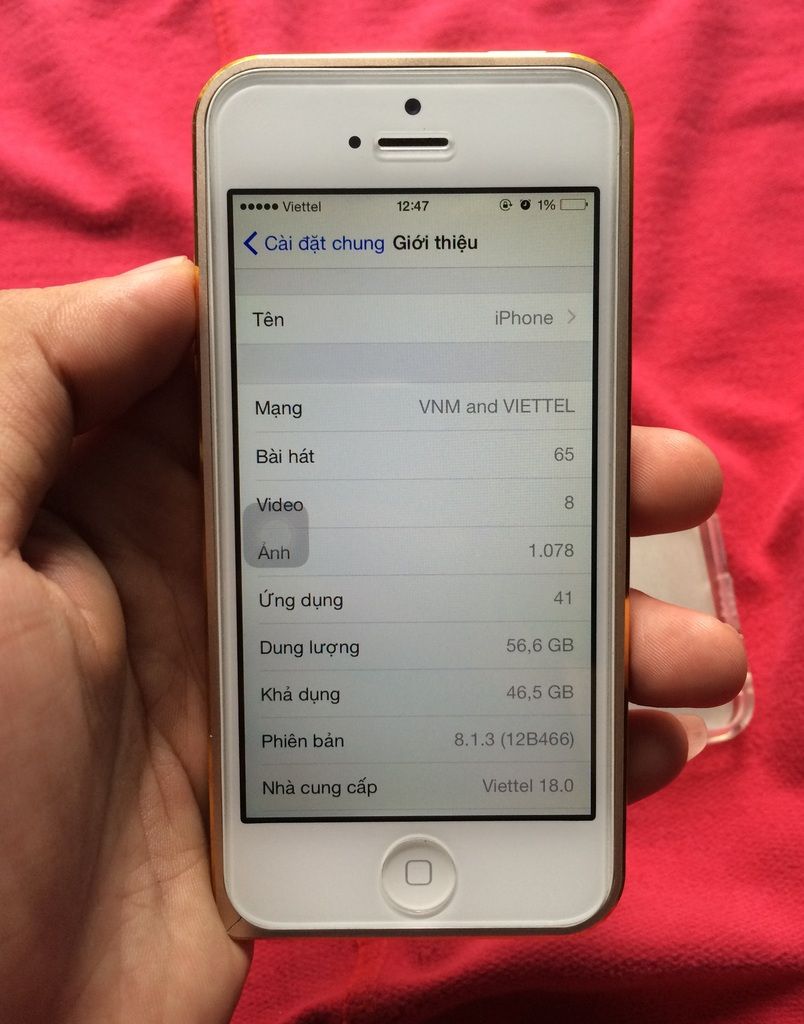 Hcm cần bán ip5 trắng 64gb để lên z3, máy nữ xài kỹ - 9