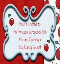 HIS PRINCESS GRAND OPENING CANDY BANNER