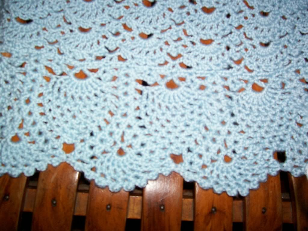 Lace Border Blanket - AllFreeCrochet.com - Free Crochet Patterns