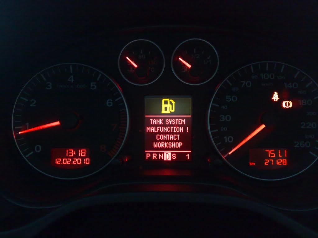 Fuel Tank Sensor Malfunction