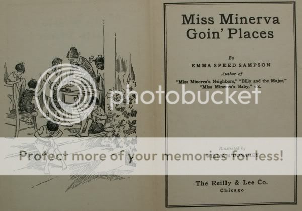MISS MINERVA GOIN PLACES SAMPSON 1931 HC/DJ  