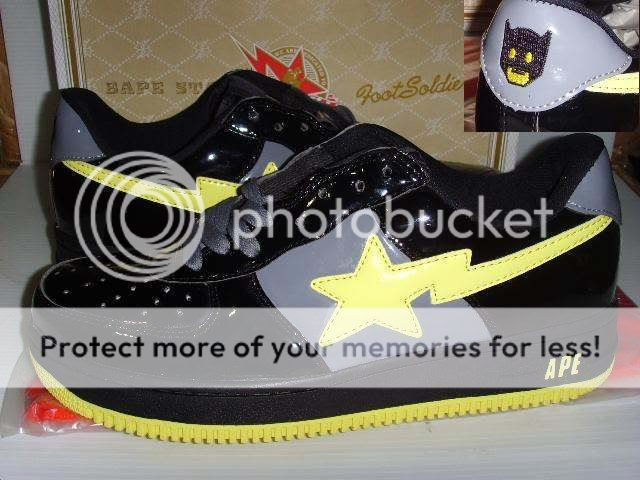 bape batman shoes