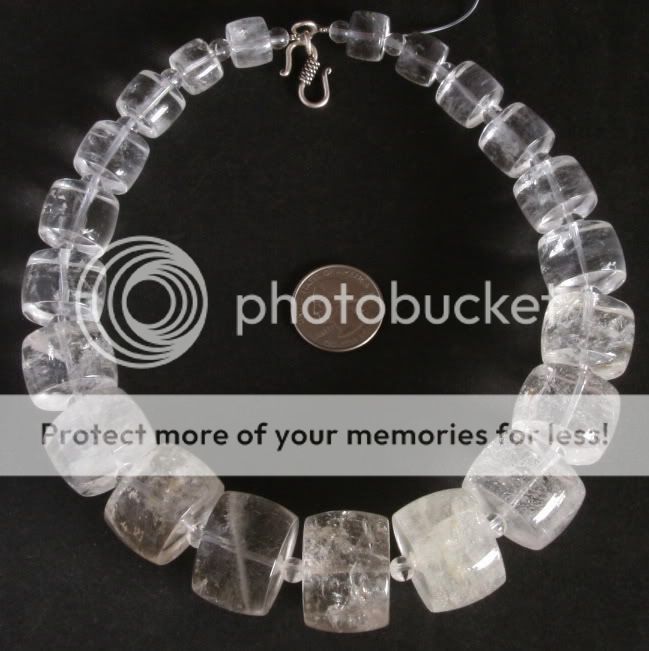 AMAZING  HUGE NATURAL ROCK QUARTZ NUGGETS NECKLACE  