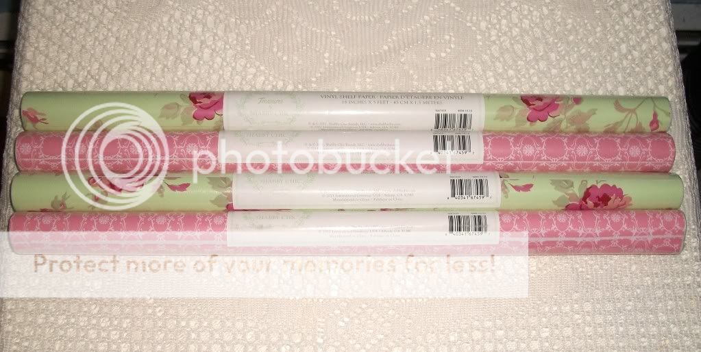   OF SHABBY CHIC SHELF LINER  GREAT FOR CRAFTS AND FURNITURE PROJECTS