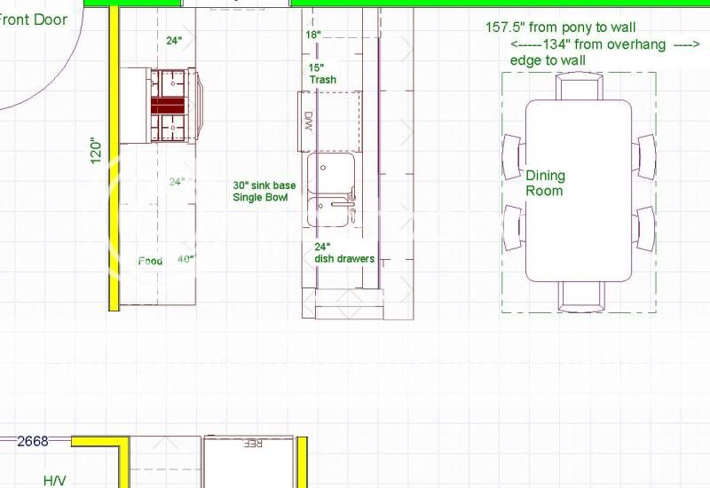 Food Storage in Base & Uppers - No Pantry