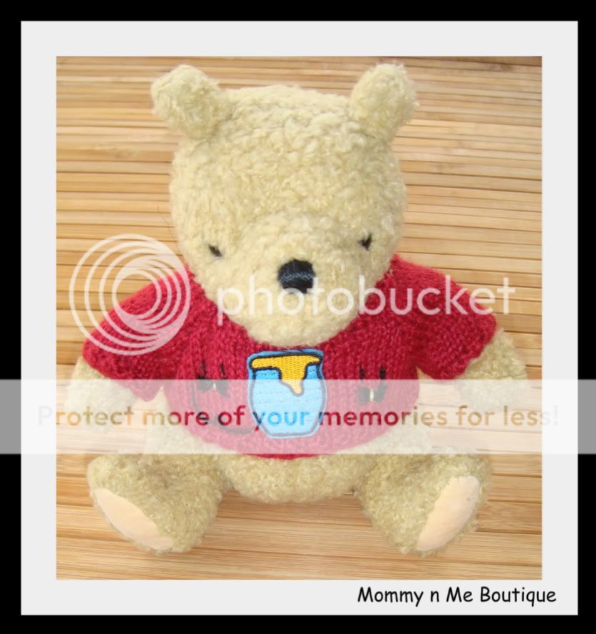 Gund Classic Pooh Bear Red Sweater Plush Toy